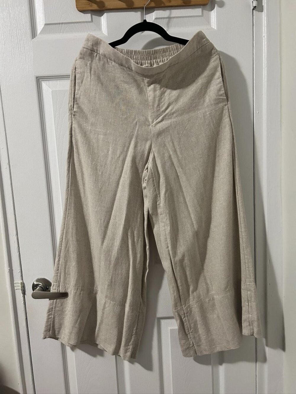 Banana Republic Wide-Leg Linen Pants - Size Small